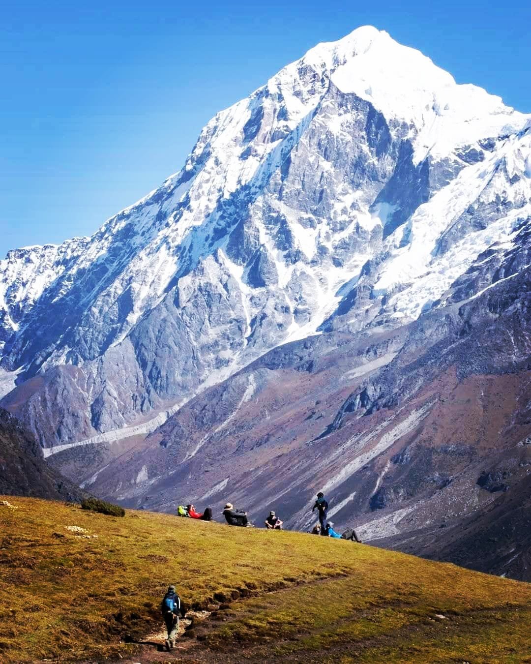 Kanchenjunga mountain view from Yuksom